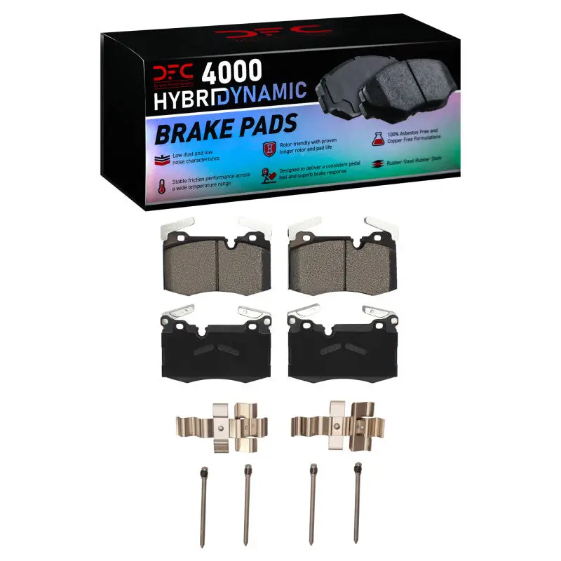 Dfc 09-14 Mini Cooper (Excl Clubman) Front 4000 Hybridynamic Brake Pads And Hardware Kit 1