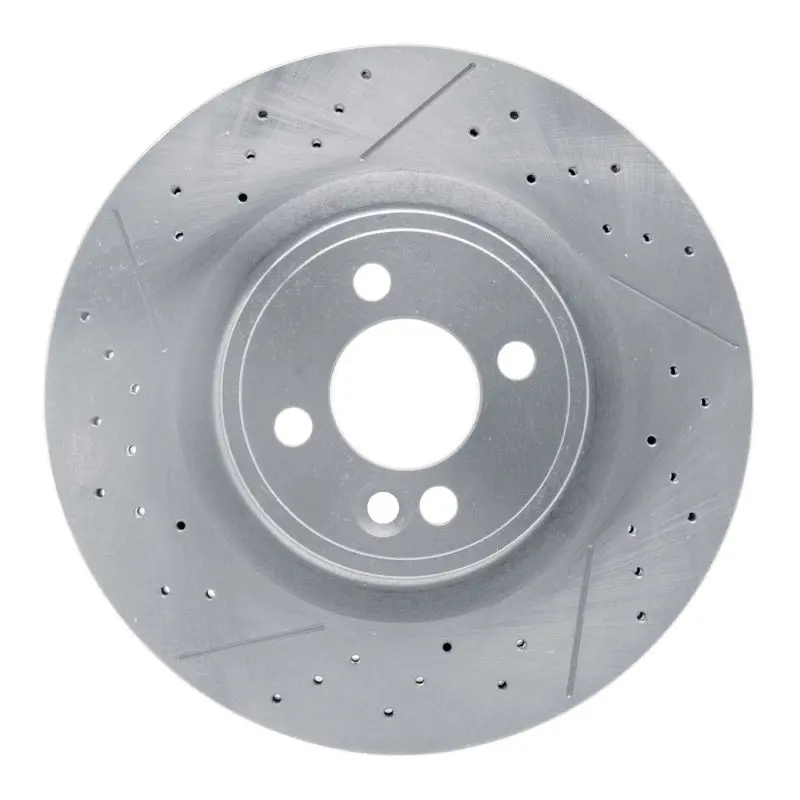 Dfc 09-14 Mini Cooper (Excl Clubman) Front Drilled And Slotted Brake Rotor 1