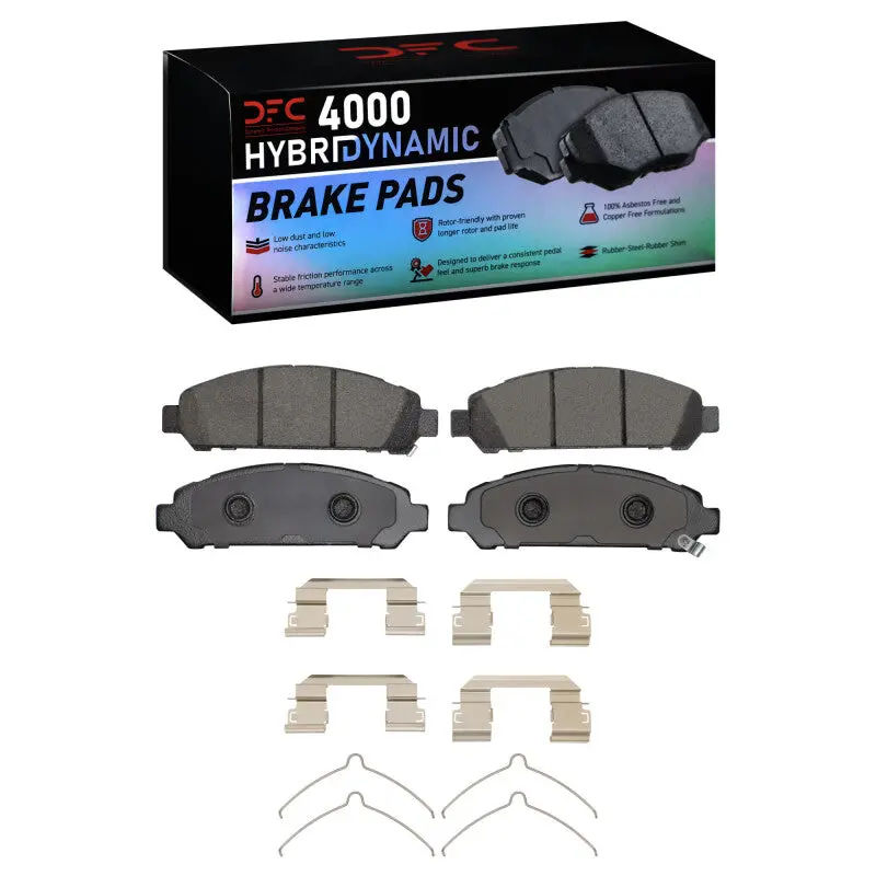 Dfc 09-15 Toyota Venza Front 4000 Hybridynamic Brake Pads And Hardware Kit 1