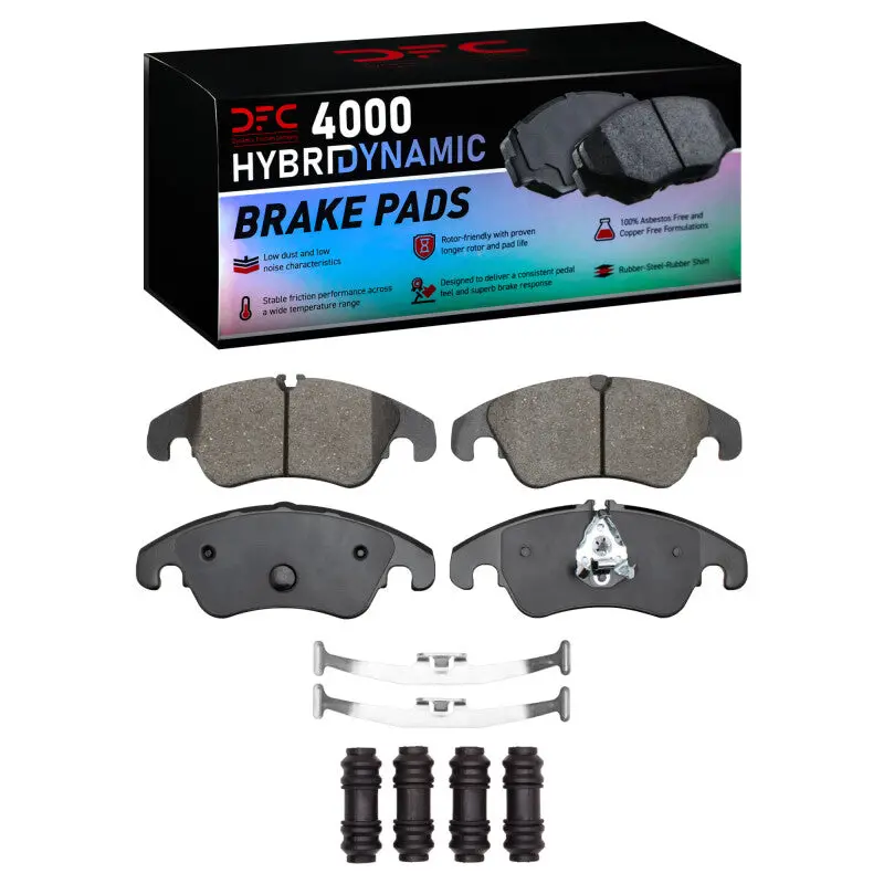 Dfc 09-17 Audi Q5 (Mexico) Front 4000 Hybridynamic Brake Pads And Hardware Kit 1