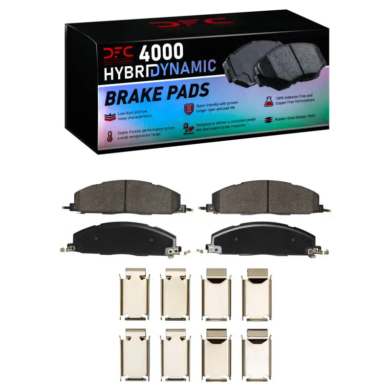 Dfc 09-18 Dodge Ram 3500 Rear 4000 Hybridynamic Brake Pads And Hardware Kit 1