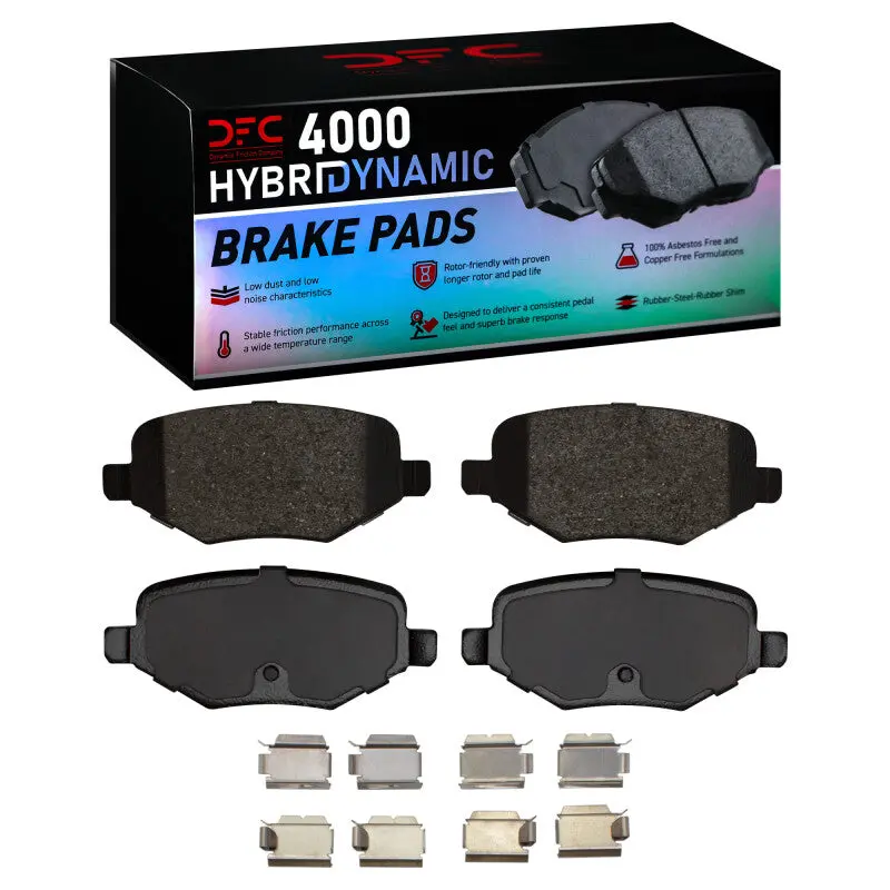 Dfc 09-19 Ford Taurus (Excl Sho) Rear 4000 Hybridynamic Brake Pads And Hardware Kit 1