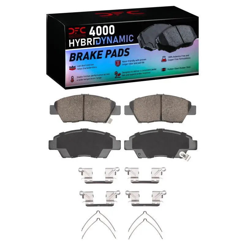 Dfc 09-20 Honda City (Mexico) Front 4000 Hybridynamic Brake Pads And Hardware Kit 1