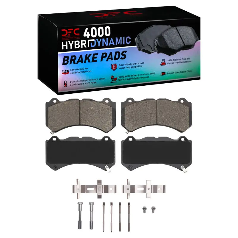 Dfc 09-22 Cadillac Ats Front 4000 Hybridynamic Brake Pads And Hardware Kit 1