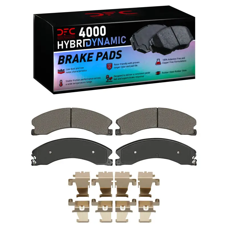 Dfc 09-24 Chevrolet Express 3500 Rear/Front 4000 Hybridynamic Brake Pads And Hardware Kit 1