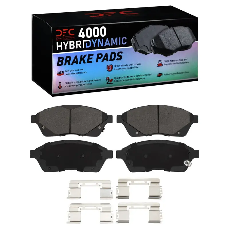 Dfc 10-16 Cadillac Srx Front 4000 Hybridynamic Brake Pads And Hardware Kit 1