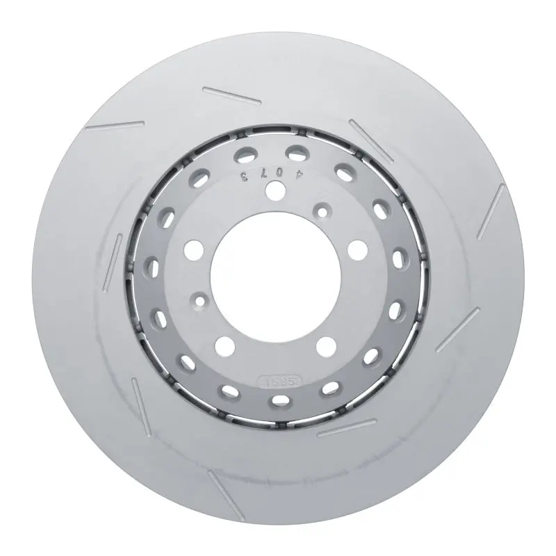 Dfc 10-16 Porsche Panamera Right Front Slotted Hi-Carbon Alloy Geomet Coated Rotor 1