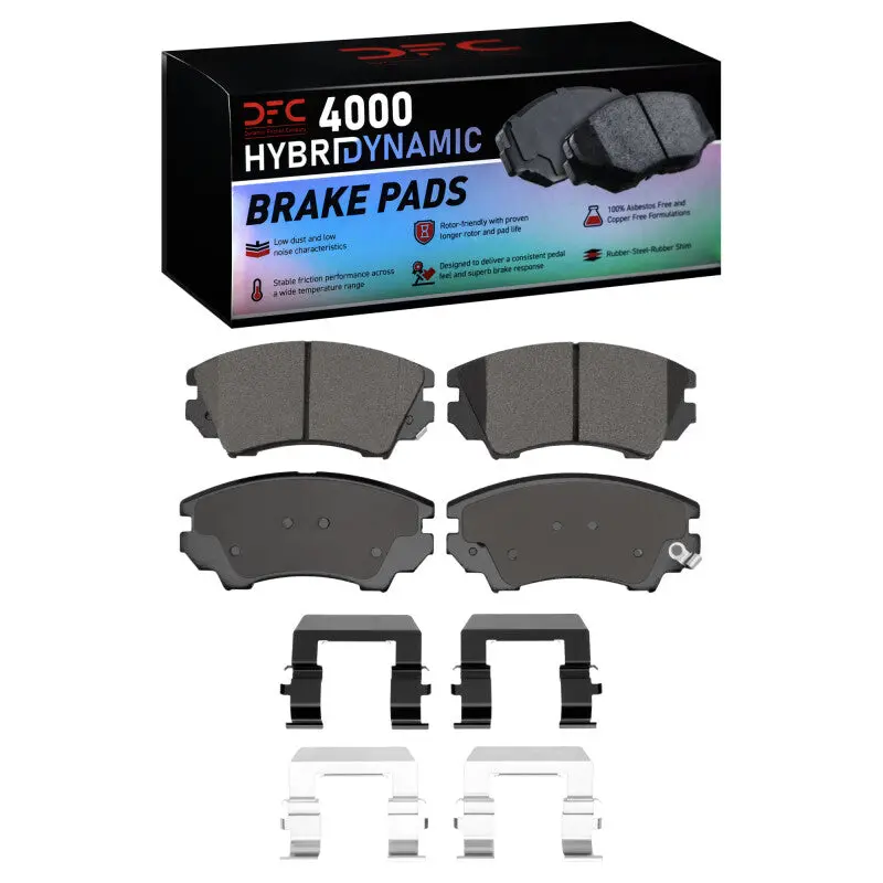 Dfc 10-17 Chevrolet Caprice Front 4000 Hybridynamic Brake Pads And Hardware Kit 1