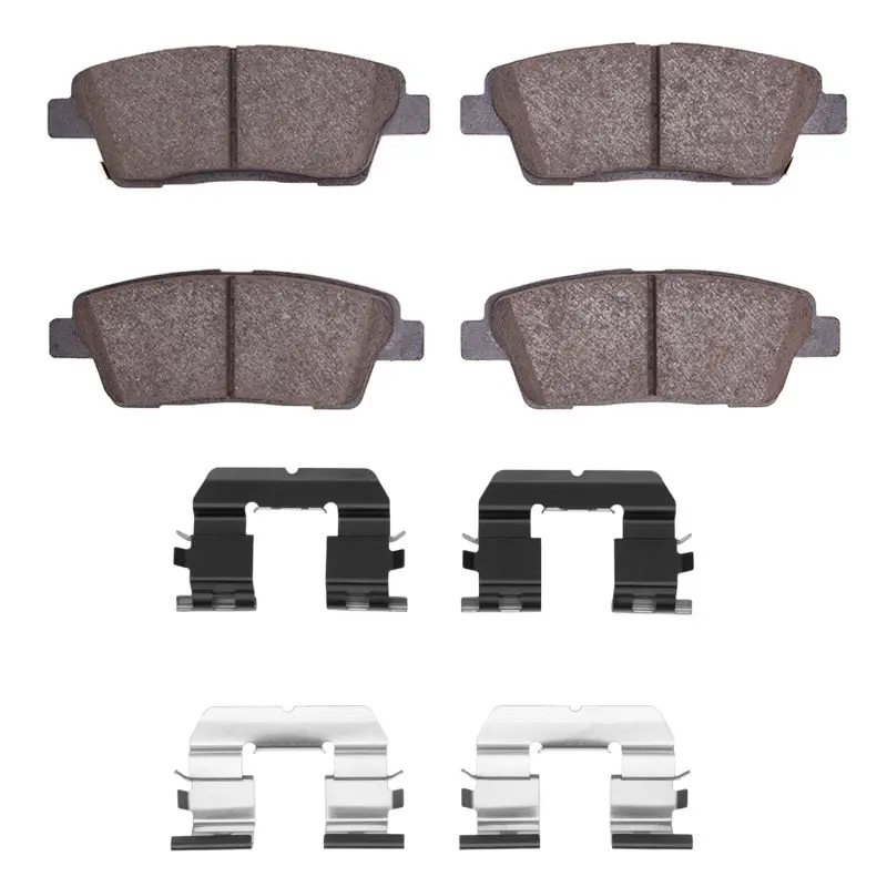Dfc 10-17 Genesis G80 Rear 4000 Hybridynamic Brake Pads And Hardware Kit 1