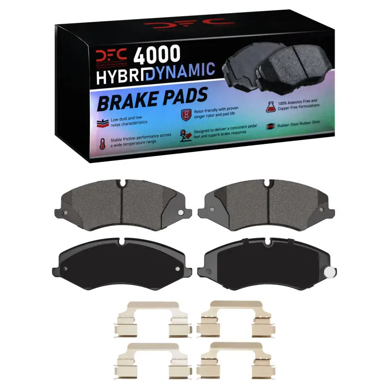 Dfc 10-17 Land Rover Lr4 Front 4000 Hybridynamic Brake Pads And Hardware Kit 1