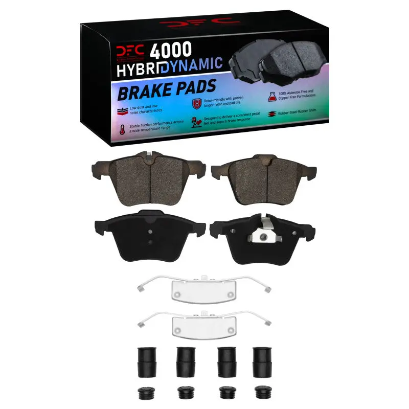 Dfc 10-19 Jaguar Xk Front 4000 Hybridynamic Brake Pads And Hardware Kit 1