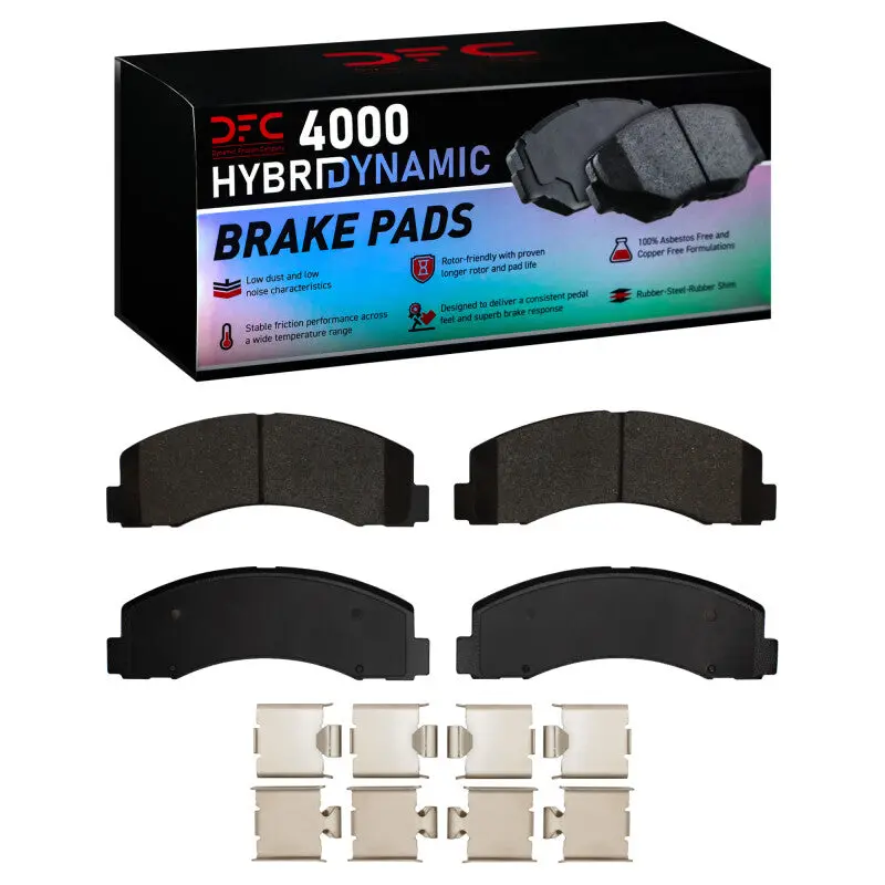 Dfc 10-21 Ford F-150 4Wd Front 4000 Hybridynamic Brake Pads And Hardware Kit 1