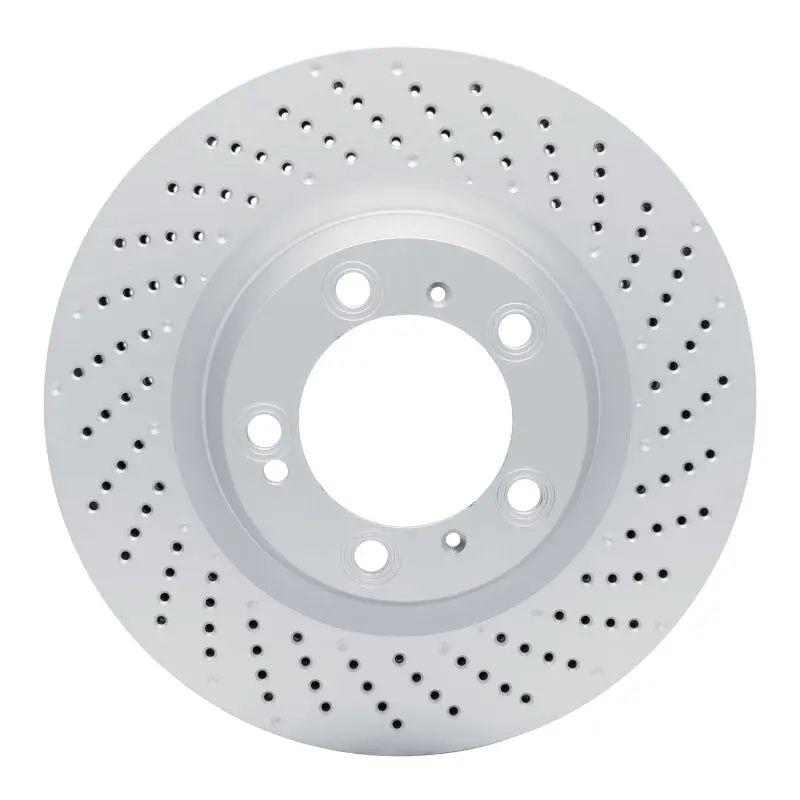 Dfc 10-23 Porsche 911 Right Rear Drilled Brake Rotor 1
