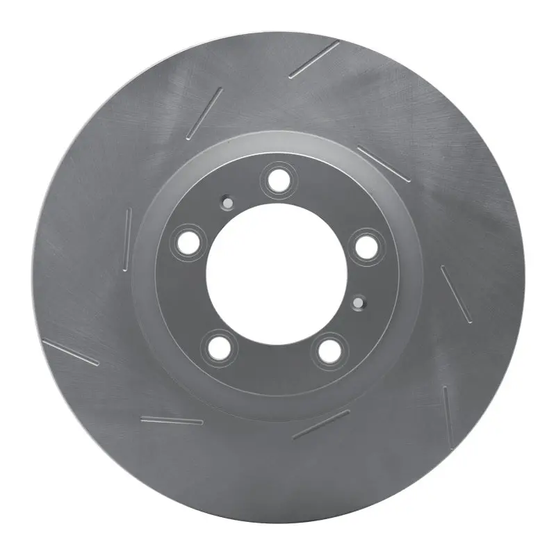 Dfc 10-23 Porsche Panamera Left Front Slotted Hi-Carbon Alloy Geomet Coated Rotor 1