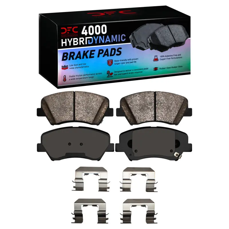 Dfc 10-24 Hyundai Hb20 Sedan Front 4000 Hybridynamic Brake Pads And Hardware Kit 1