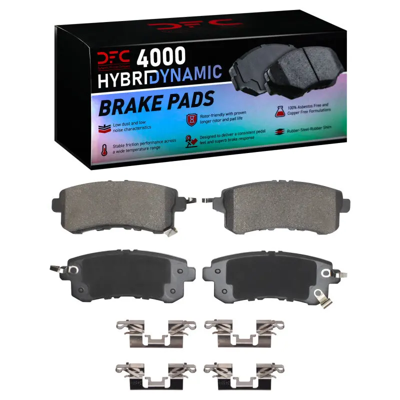 Dfc 10-24 Infiniti Qx80 Rear 4000 Hybridynamic Brake Pads And Hardware Kit 1