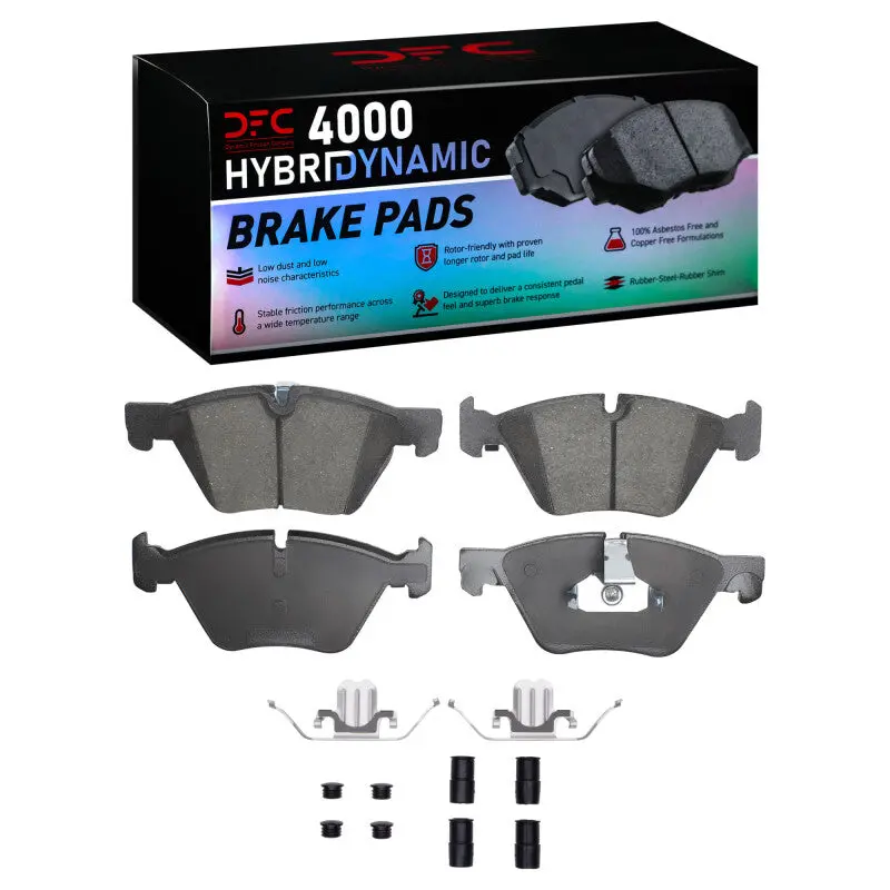 Dfc 11-16 Bmw 528I Xdrive Front 4000 Hybridynamic Brake Pads And Hardware Kit 1