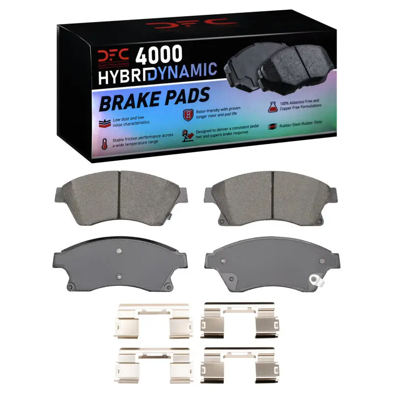 Dfc 11-17 Chevrolet Sonic (Usa/Canada) Front 4000 Hybridynamic Brake Pads And Hardware Kit 1