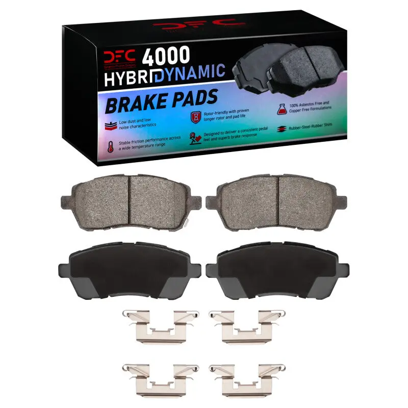 Dfc 11-17 Mazda 2 (Mexico) Front 4000 Hybridynamic Brake Pads And Hardware Kit 1