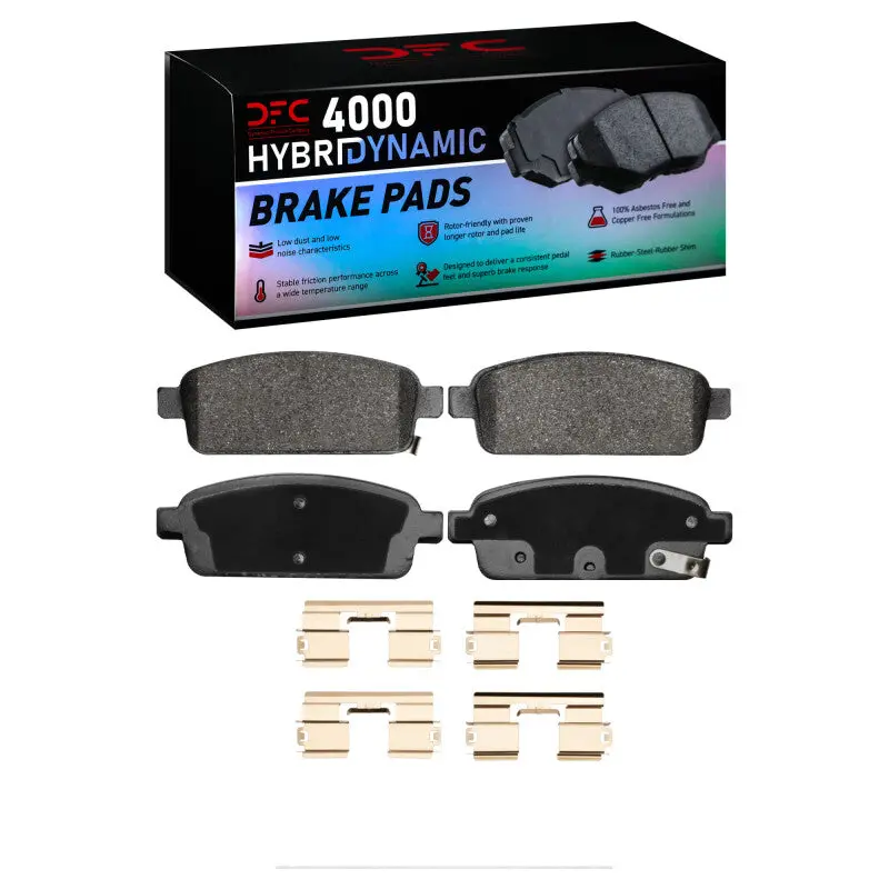 Dfc 11-19 Buick Verano Rear 4000 Hybridynamic Brake Pads And Hardware Kit 1