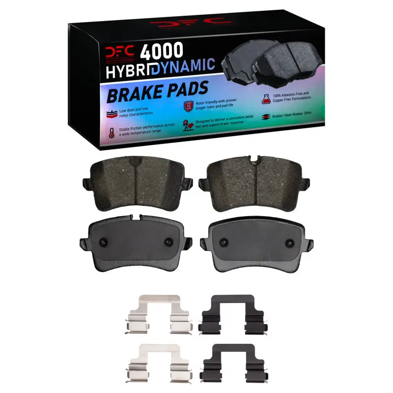 Dfc 11-23 Audi A6 (Usa/Canada) Rear 4000 Hybridynamic Brake Pads And Hardware Kit 1