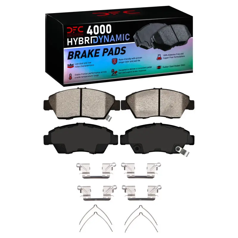 Dfc 12-15 Acura Ilx Front 4000 Hybridynamic Brake Pads And Hardware Kit 1