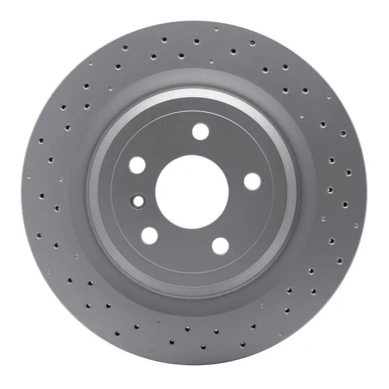 Dfc 12-15 Mercedes-Benz Ml550 Rear Drilled Hi-Carbon Alloy Geomet Coated Rotor 1