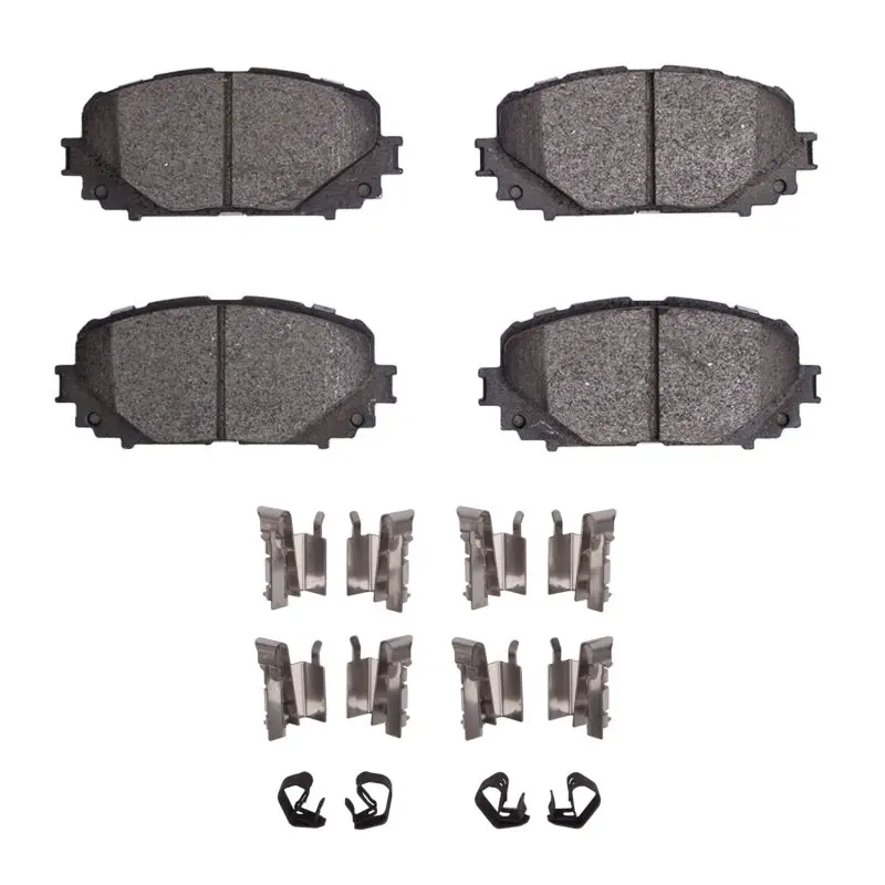 Dfc 12-18 Toyota Yaris (Usa/Canada) Front 4000 Hybridynamic Brake Pads And Hardware Kit 1