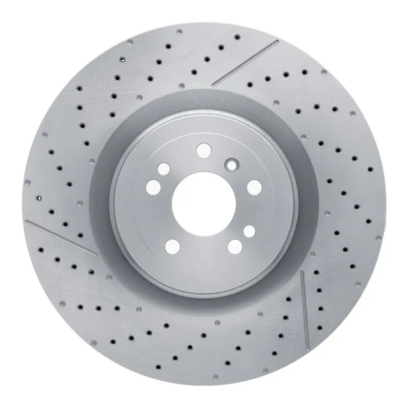 Dfc 12-19 Mercedes-Benz Gle63 Amg S Front Drilled And Slotted Brake Rotor 1