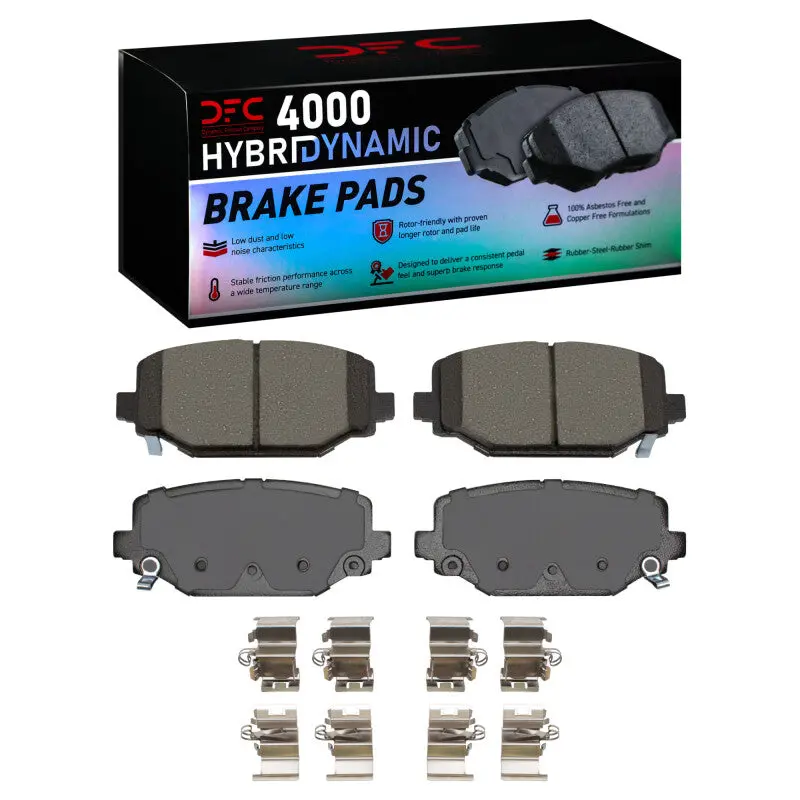 Dfc 12-20 Chrysler Town & Country Rear 4000 Hybridynamic Brake Pads And Hardware Kit 1