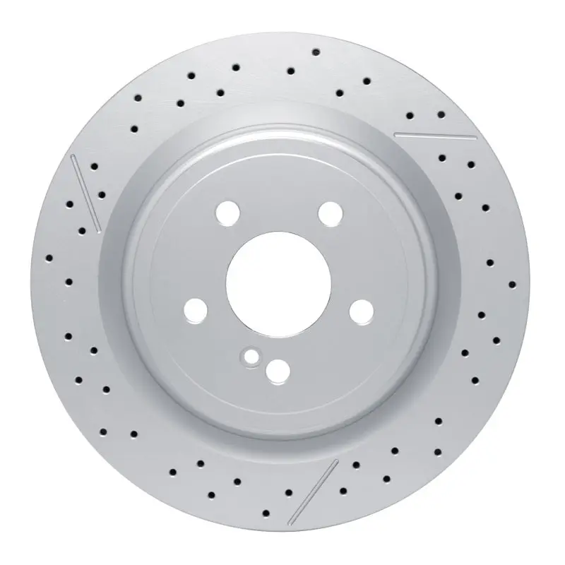 Dfc 12-20 Mercedes-Benz Slc43 Amg Rear Drilled And Slotted Brake Rotor 1