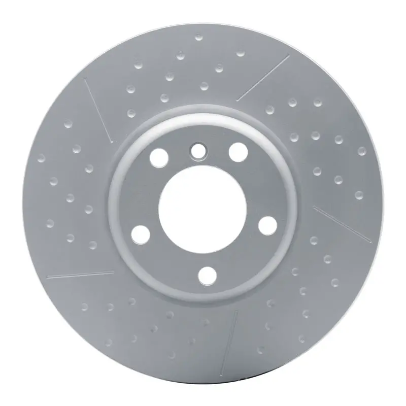 Dfc 12-21 Bmw 330I Front Hi-Carbon Alloy Geomet Coated Rotor - Dimpled And Slotted 1