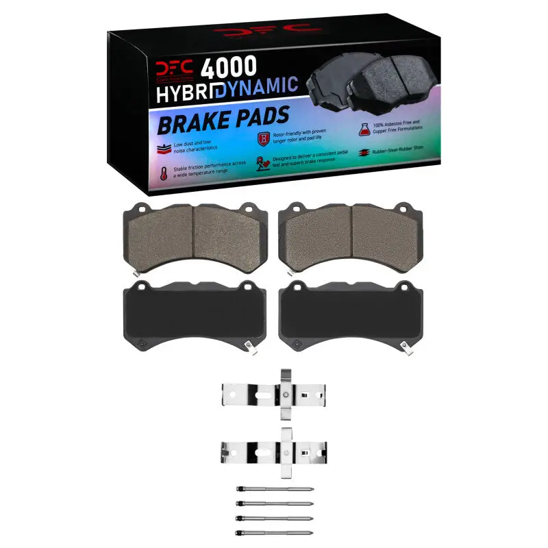 Dfc 12-25 Dodge Challenger Front 4000 Hybridynamic Brake Pads And Hardware Kit 1
