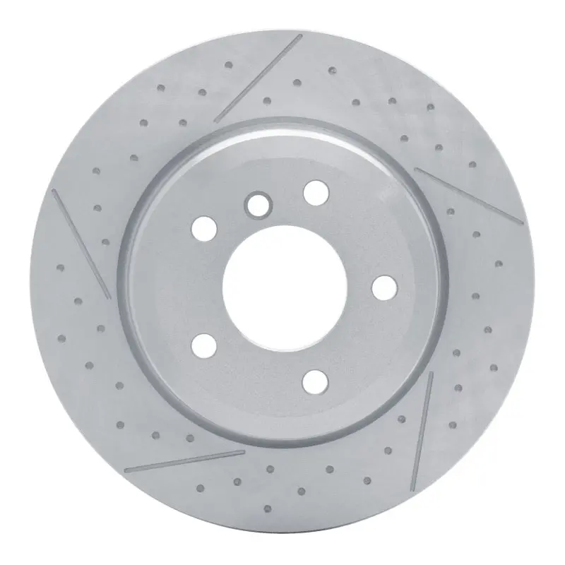 Dfc 13-13 Bmw 135Is Rear Brake Rotor - Dimpled And Slotted 1