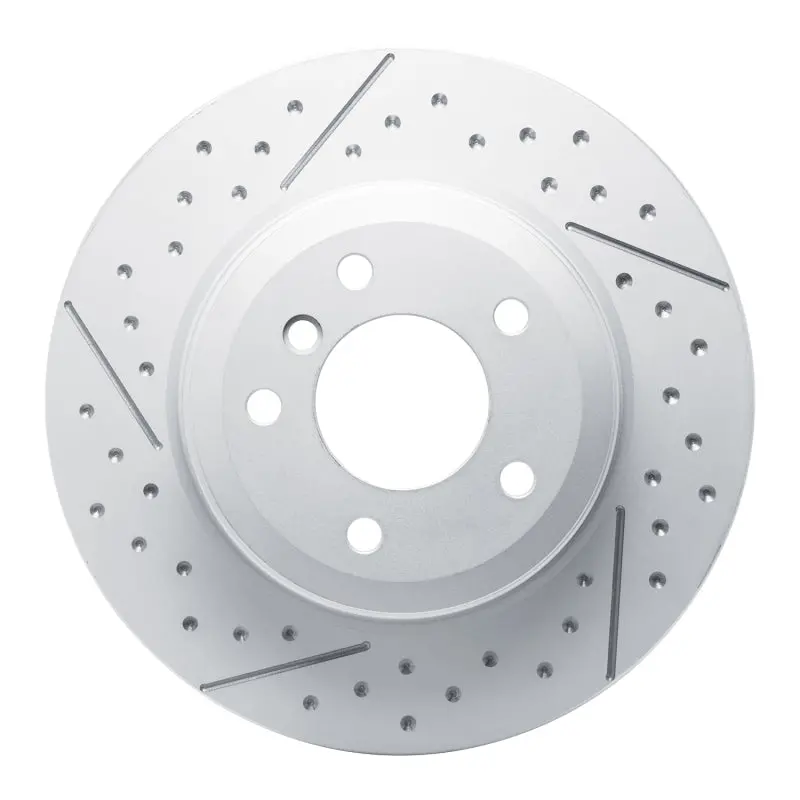 Dfc 13-13 Bmw 135Is Rear Geospec Coated Rotor - Dimpled And Slotted 1