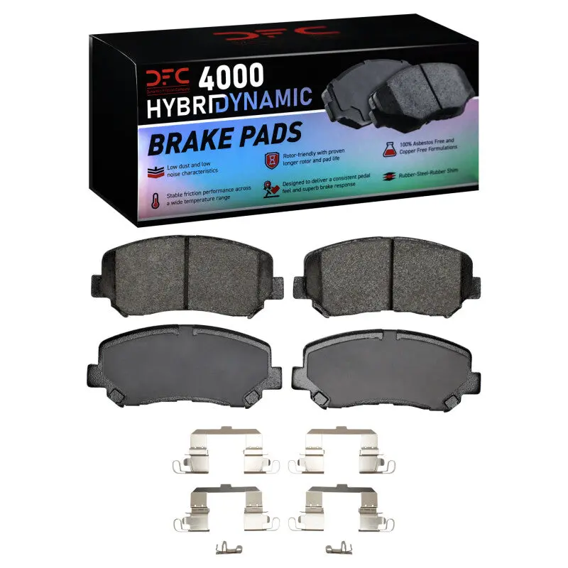 Dfc 13-16 Chrysler 200 Front 4000 Hybridynamic Brake Pads And Hardware Kit 1