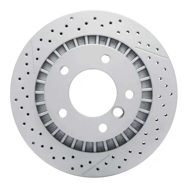Dfc 13-18 Mercedes-Benz G65 Amg Rear Drilled Geospec Coated Rotor And Slotted 1
