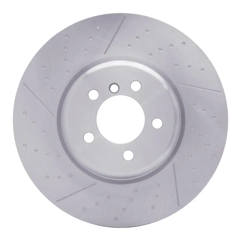 Dfc 13-20 Bmw 340I Front Brake Rotor - Dimpled And Slotted 1
