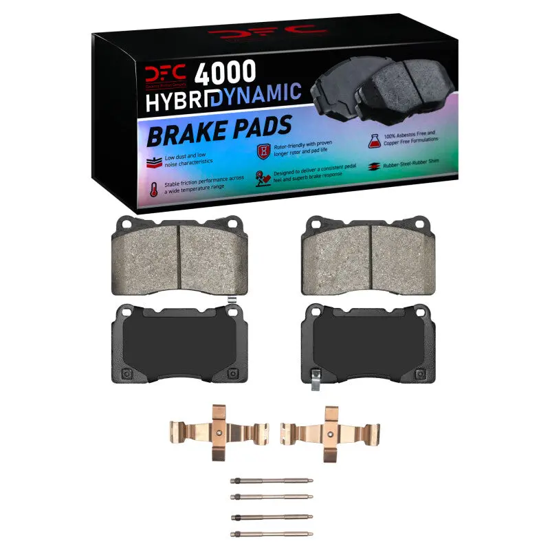 Dfc 13-20 Buick Regal Front 4000 Hybridynamic Brake Pads And Hardware Kit 1