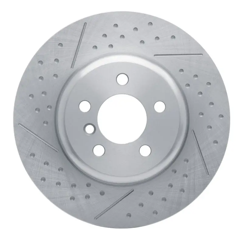 Dfc 13-21 Bmw 328I Rear Brake Rotor - Dimpled And Slotted 1