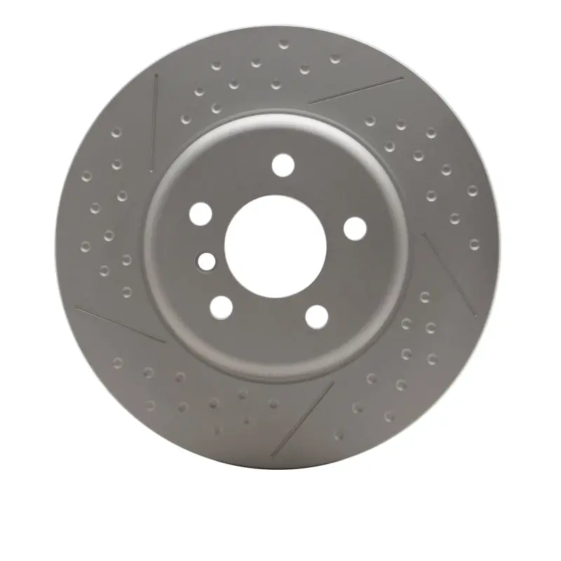 Dfc 13-21 Bmw 428I Rear Geospec Coated Rotor - Dimpled And Slotted 1