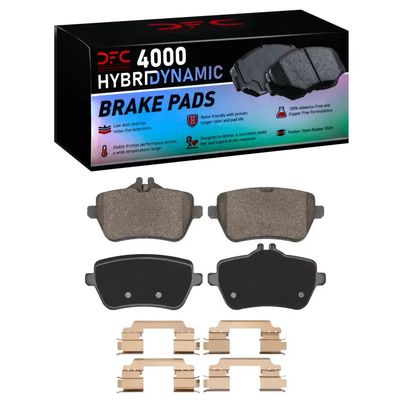 Dfc 13-21 Mercedes-Benz Sl450 Rear 4000 Hybridynamic Brake Pads And Hardware Kit 1
