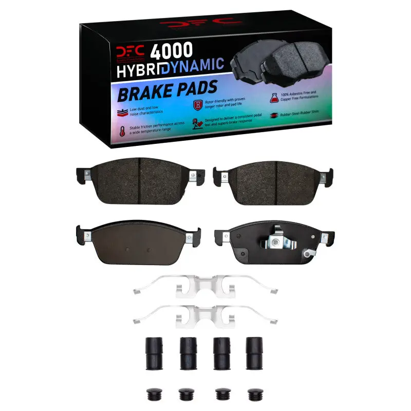 Dfc 13-23 Ford Focus Front 4000 Hybridynamic Brake Pads And Hardware Kit 1