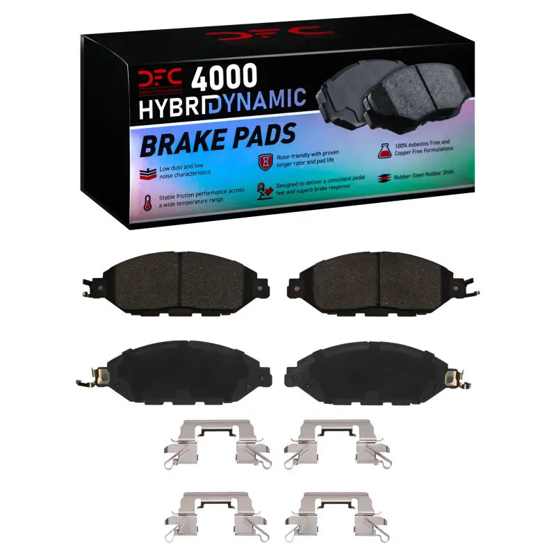 Dfc 13-24 Infiniti Qx60 Front 4000 Hybridynamic Brake Pads And Hardware Kit 1