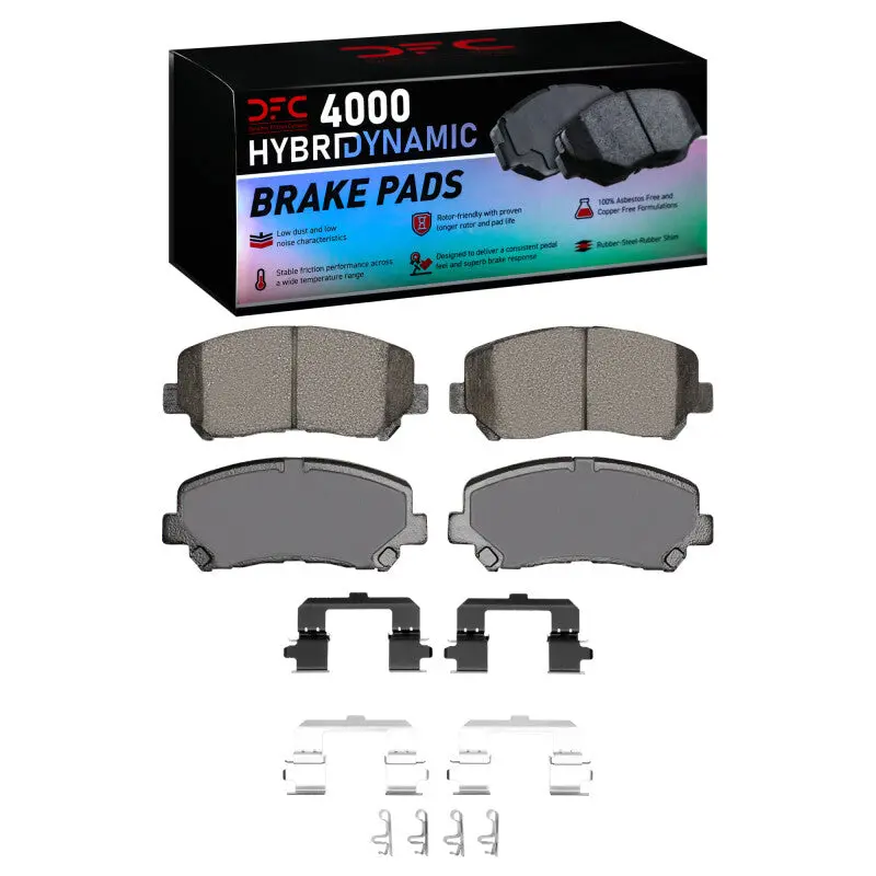 Dfc 13-25 Mazda Cx-5 Front 4000 Hybridynamic Brake Pads And Hardware Kit 1