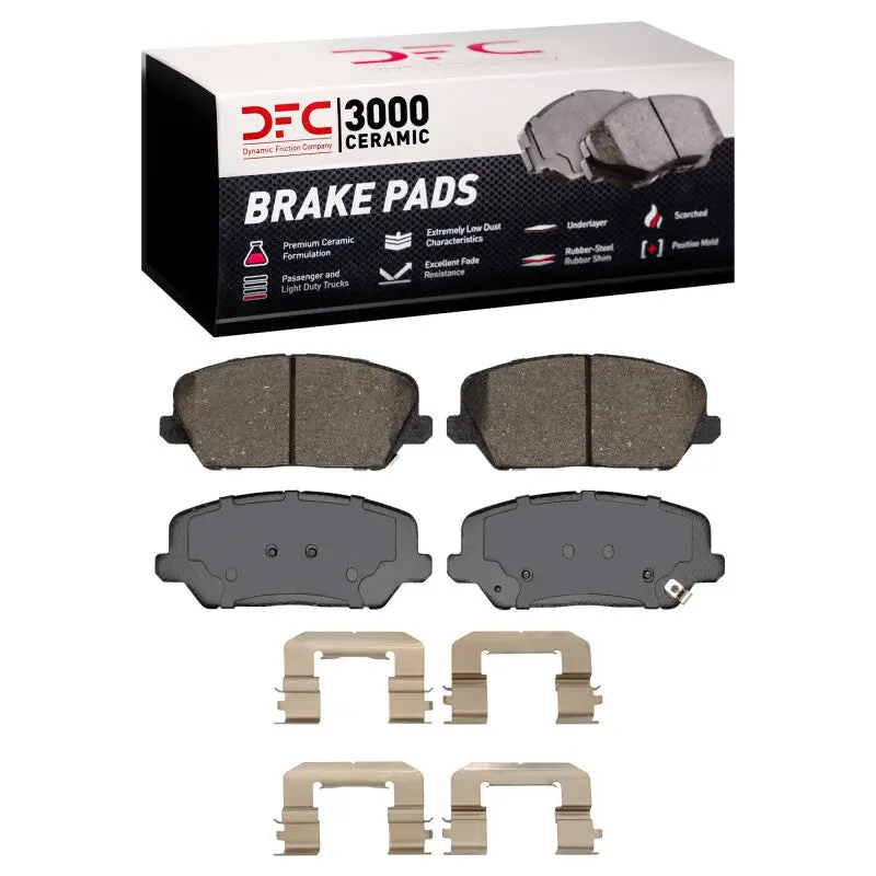Dfc 14-18 Kia Forte Front 4000 Hybridynamic Brake Pads And Hardware Kit 1