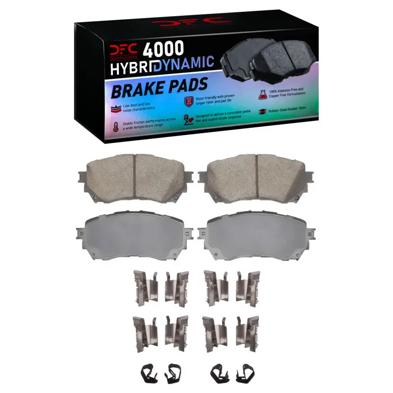 Dfc 14-21 Mazda 6 Front 4000 Hybridynamic Brake Pads And Hardware Kit 1