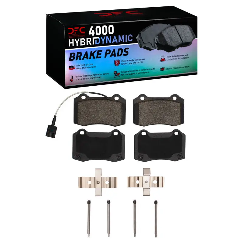 Dfc 14-22 Maserati Ghibli Rear 4000 Hybridynamic Brake Pads And Hardware Kit 1