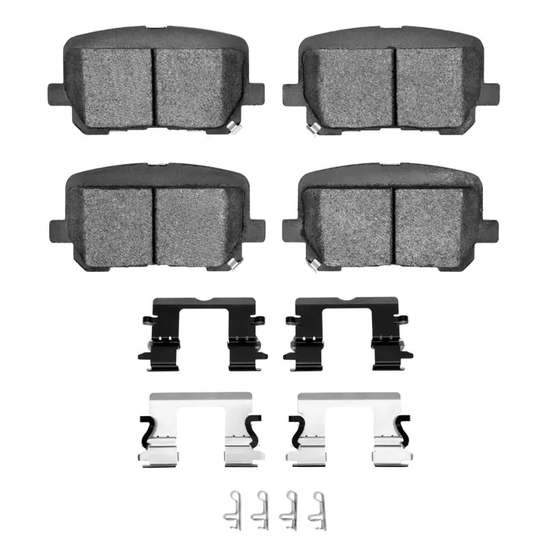 Dfc 14-23 Dodge Charger Rear 4000 Hybridynamic Brake Pads And Hardware Kit 1