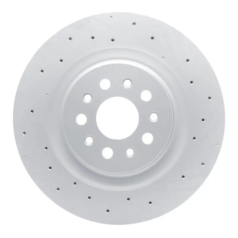Dfc 14-24 Maserati Quattroporte Rear Drilled Hi-Carbon Alloy Geomet Coated Rotor 1